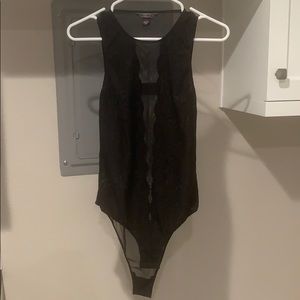black mesh bodysuit
